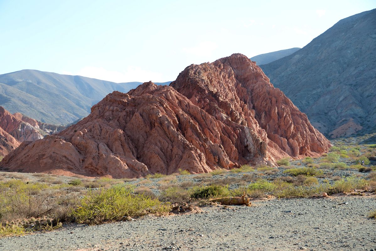 31 Colourful Eroded Hill Close Up From Paseo de los Colorados In Purmamarca